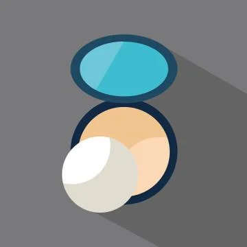 Makeup Powder Stock Illustration