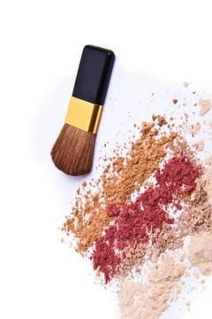Makeup powder Stock Photos