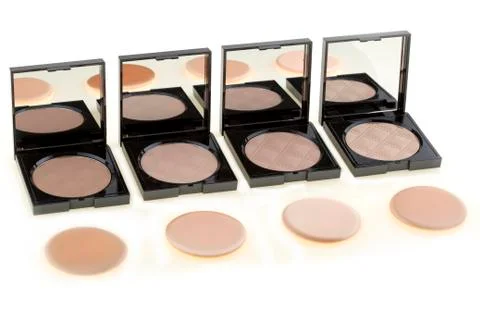 The Makeup powder Stockfoto's