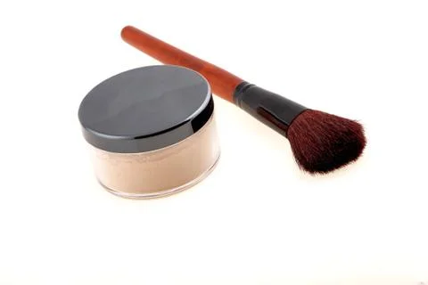 The Makeup powder Stockfoto's