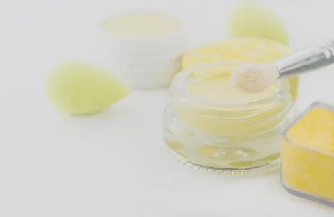 Makeup product on background Stock Photos