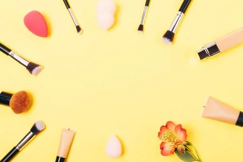 Makeup products for even complexion 库存照片