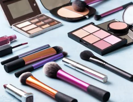 Makeup products Stock Photos