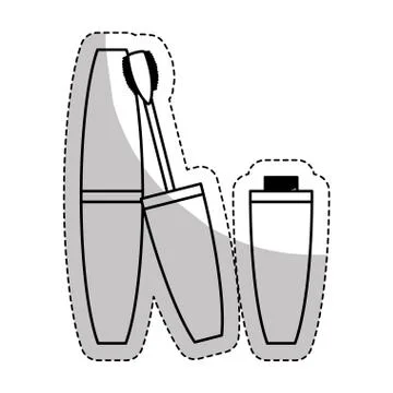 Makeup related icon image Illustrazione stock