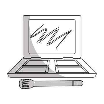 Makeup related icon image Illustrazione stock