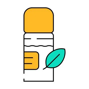 Makeup setting spray icon color illustration Stock Illustration