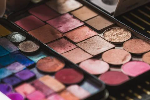 Makeup-shadows-and-blushes   Stock Photos