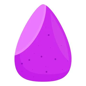 Makeup sponge for applying foundation and concealer 스톡 일러스트