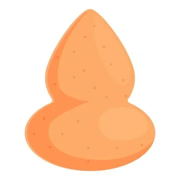 Makeup sponge isolated on white background Stock Illustration