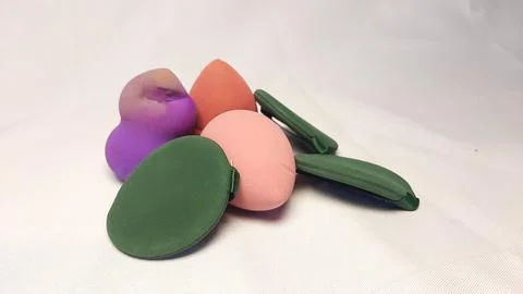 Makeup sponge Stock Photos