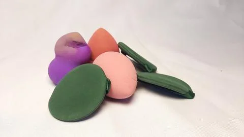 Makeup sponge Stock Photos