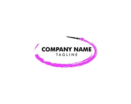 Makeup studio logo design template Иллюстрация