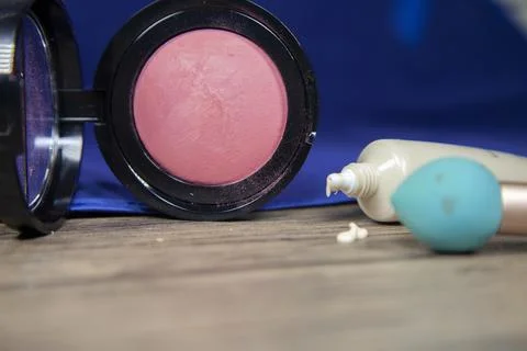 Makeup on a Table Stock Photos