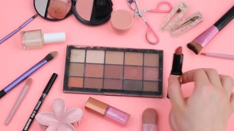Makeup tools Stock Footage 280237023