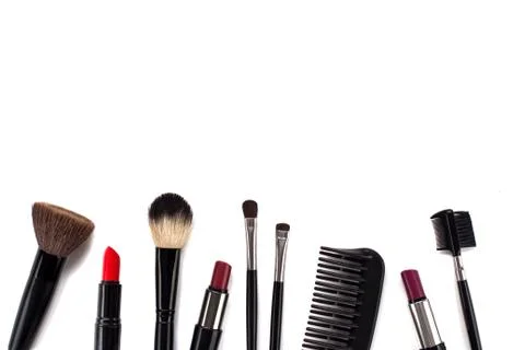 Makeup tools Stock Photos