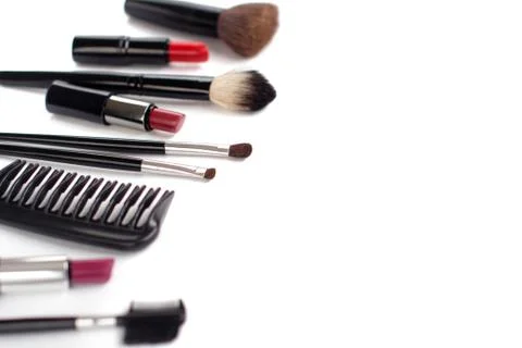 Makeup tools Stock Photos