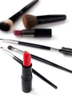 Makeup tools Stock Photos