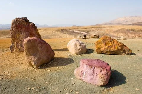 Makhtesh ramon Stock Photos