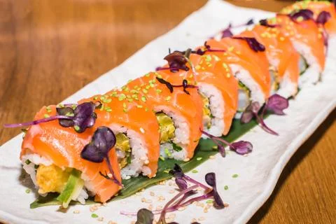 Maki Sushi set Stock Photos