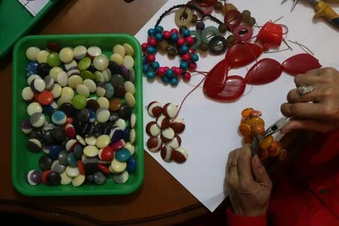 Making Accessories Stock Photos