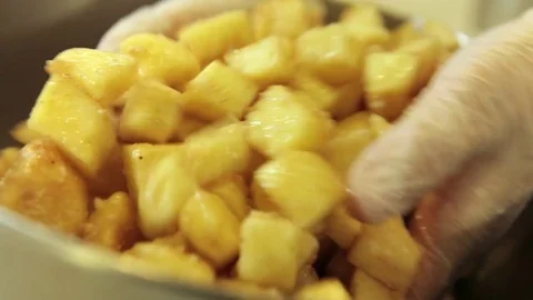 Making an apple pie Stock Footage 71722412