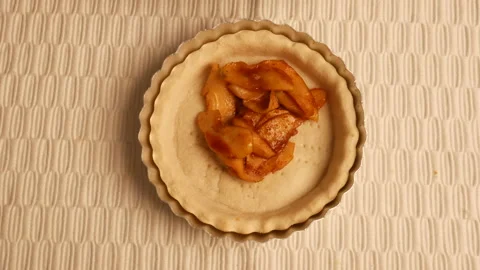 MAKING AN APPLE PIE Stock Footage 133187447