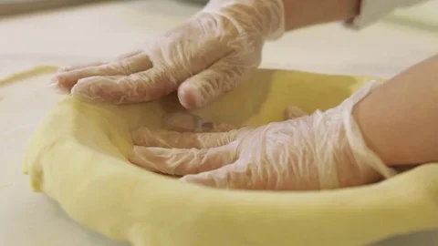 Making Apple Pie - part 3/8 Stockbeeldmateriaal 77761574