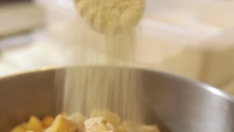 Making Apple Pie - part 4/8 Stock Footage 77761596