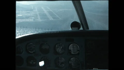 Making an Approach 1974 Stock Footage 167233279