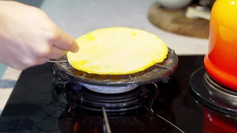 Making Arepas: Traditional Cooking Stock Footage 279328389