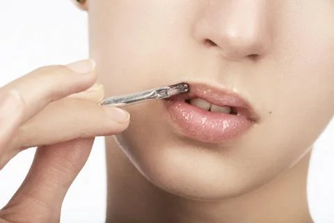 Making beautiful lips Photos