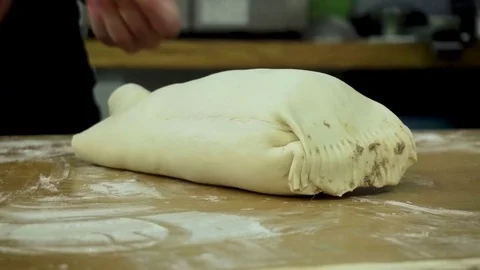 Making beef wellington Stock Footage 79507857