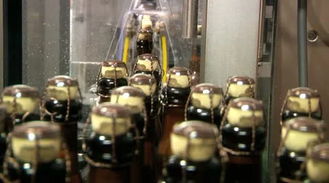 Making Beer - Beer Factory 2 Stock Footage 10923419