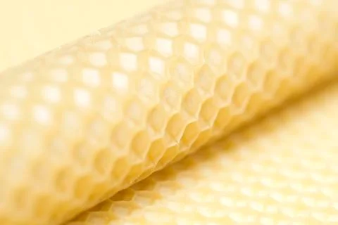 Making beeswax candles Stock Photos