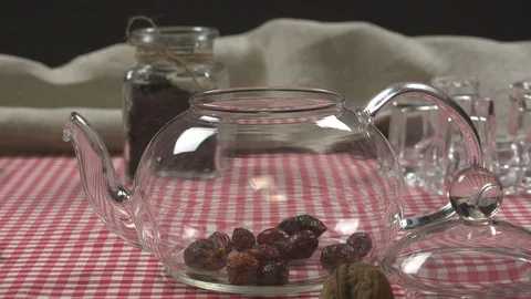 Making Berry Tea Stock Footage 97461415