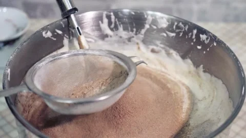 Making a biscuit Stock Footage 130378446