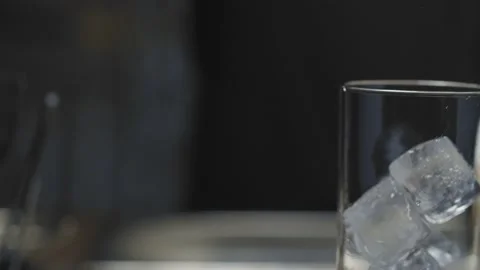 Making a Blue Lagoon Cocktail Stock Footage 131168322