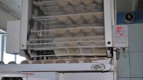 Making bread at the bakery Stock Footage 128578811