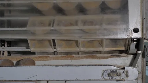 Making bread at the bakery Stock Footage 128579232