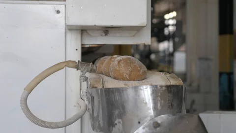 Making bread at the bakery Stock Footage 128583068