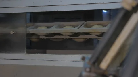 Making bread at the bakery Stock Footage 128584035