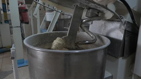 Making bread at the bakery Stock Footage 128587234