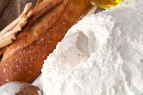 Making bread Stock Photos