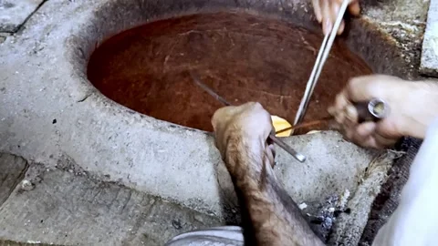 Making of Bread on Traditional Oven Video stock 333609026