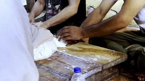 Making of Bread on Traditional Oven 스톡 동영상 333609033