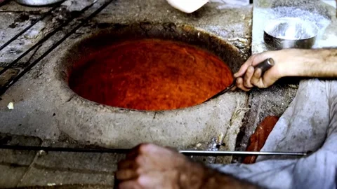 Making of Bread on Traditional Oven Stock-Footage 333609037
