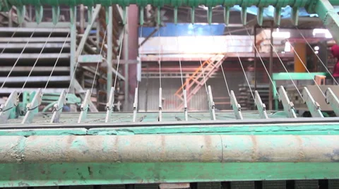 Making bricks and blocks in a factory Stock Footage 62471127