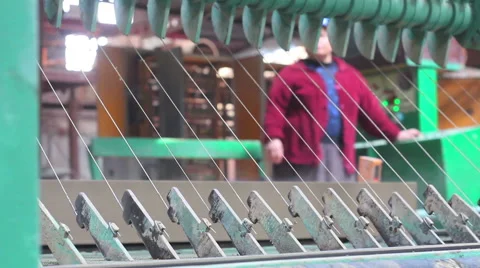 Making bricks and blocks in a factory Stock Footage 62471171