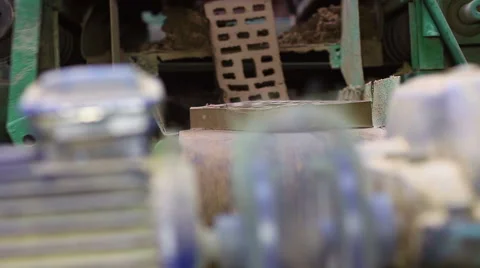 Making bricks and blocks in a factory Stock Footage 62471230