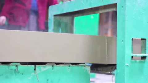 Making bricks and blocks in a factory Stock Footage 62471256